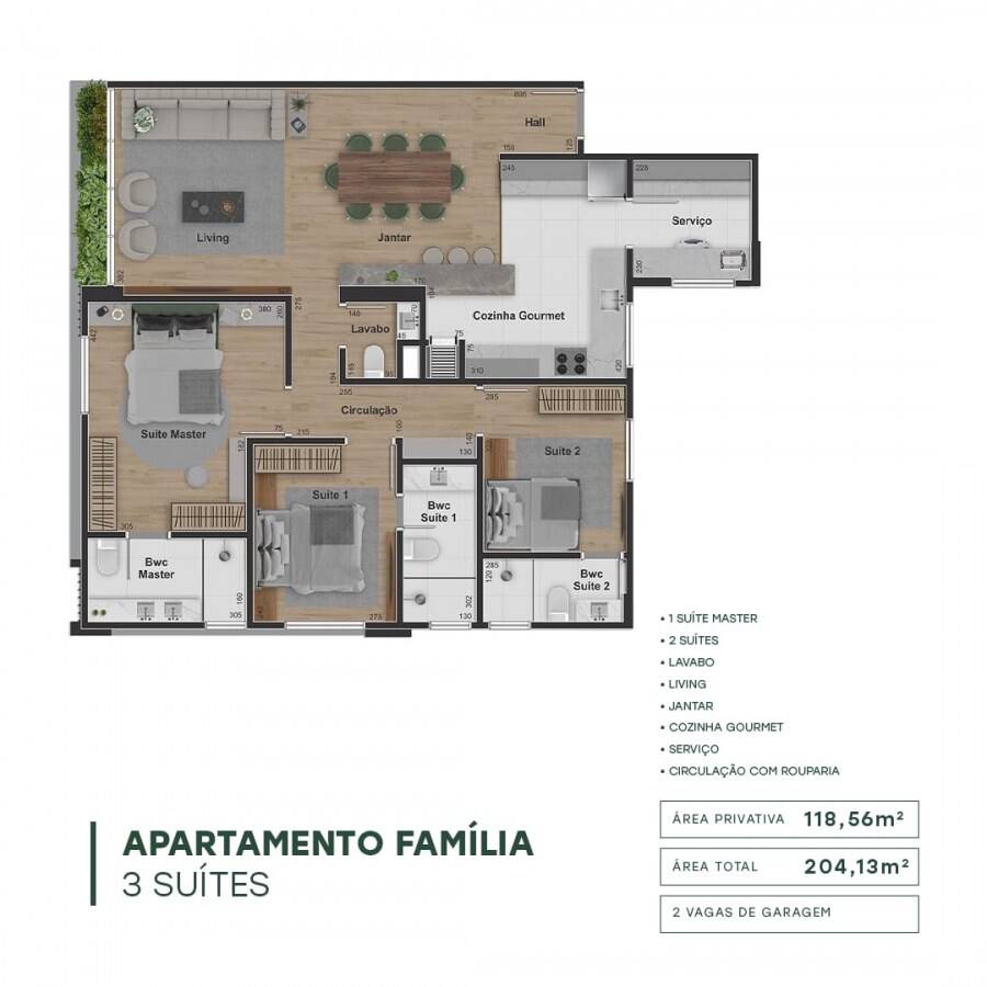 Apartamento, 3 quartos, 159 m² - Foto 4